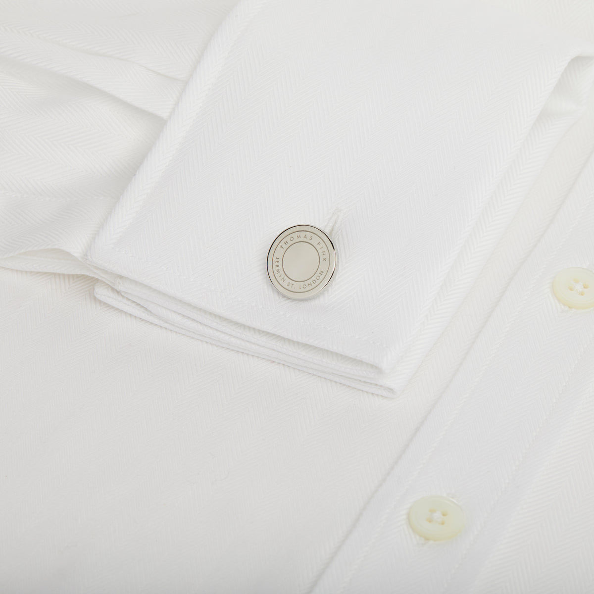 Silver Anodised Jermyn St Cufflinks