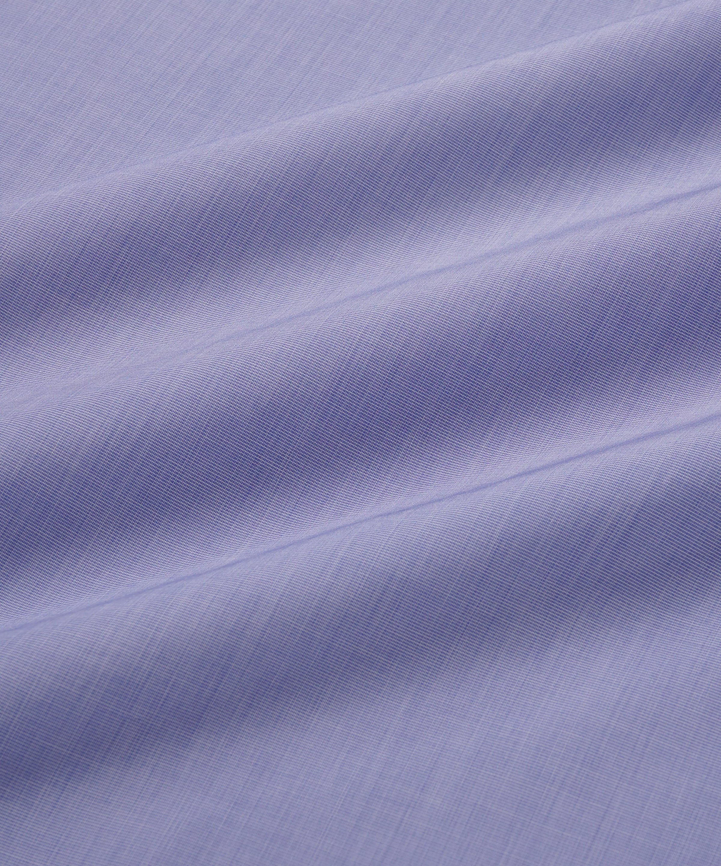 Blue Slim Fit Double Cuff End on End Formal Shirt