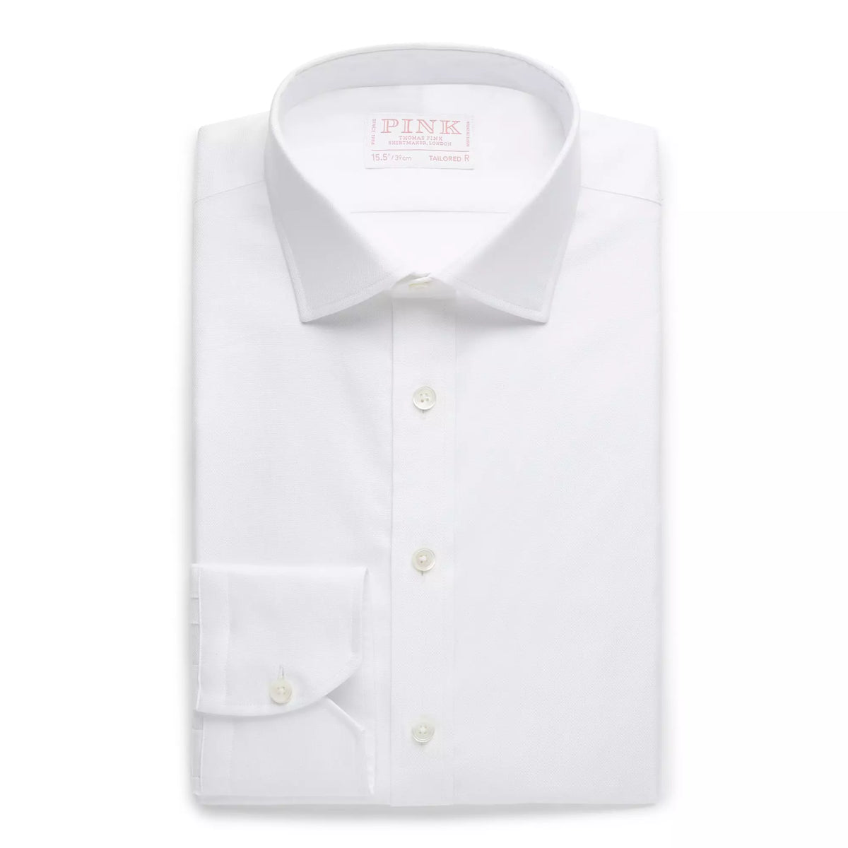 White Tailored Fit Royal Oxford Formal Shirt